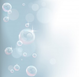 Pastel tones bubble background