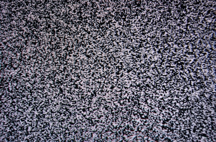 Black and white TV screen noise texture pattern